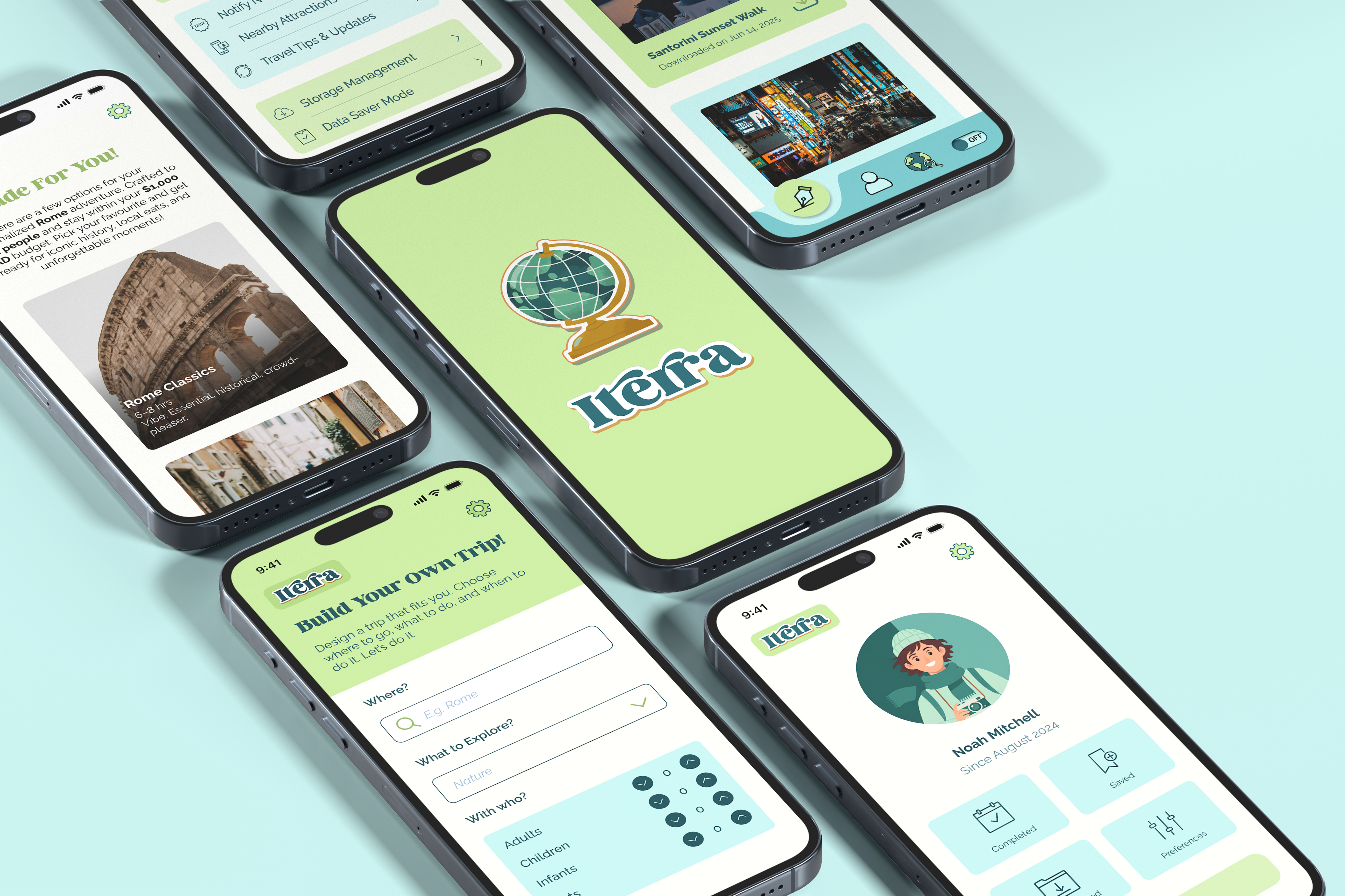Iterra — App prototype for trip planning